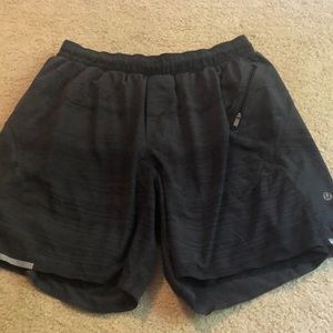 Men’s Lululemon shorts.